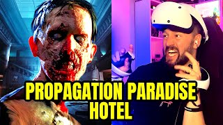 Propagation Paradise Hotel PSVR2 Exclusive Gameplay [upl. by Elwina]