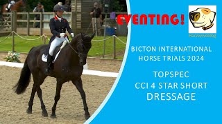 Laura Collett and Dacapo Bicton International Horse Trials 4S Dressage Thursday [upl. by Ordisy]