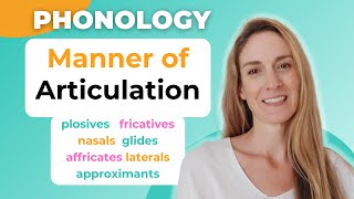 Manner of Articulation  Consonant Sounds in English  Phonology [upl. by Jezabelle]