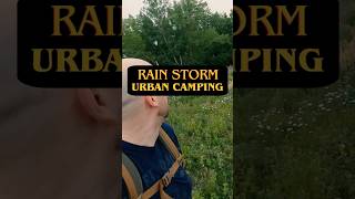 Rain Storm Urban Camping camping outdoorcamping stealthcamping urbancamping rain short [upl. by Ambrogio]