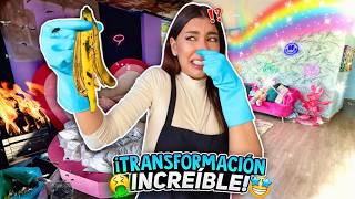 ESTE es el LADO OSCURO de mi CUARTO 😰 SOY ACUMULADORA COMPULSIVA 🧽 ¡LIMPIEZA EXTREMA 🧼  Lulu99 [upl. by Rogozen]