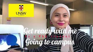 Get ready with me to go to campus and have a little bit of UNSW campus tour [upl. by Meldon]