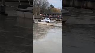 She made it out of the floods alive flood storm london tems sunk pirates fyp shorts good [upl. by Perot972]