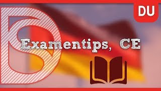 Eindexamen Duits  Examentips CE [upl. by Gerstner714]