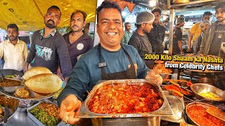 RAJASTHAN Celebrities Indian Street Food 😍 Masterchef Ghotala Pandit G ka Chatkara Chole Bhature [upl. by Ayatnahs693]