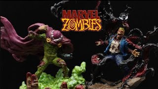 Zombicide  Marvel Zombies Painting Exclusive Mysterio amp Venom [upl. by Sirromad80]