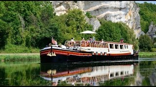 Hotel Barge Luciole  Cruise on the Nivernais Canal France [upl. by Shipman]