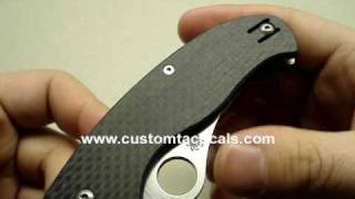 Spyderco TMag Video Review C115CFP Knife [upl. by Erialcyram307]