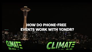 HOW DO YONDR POUCHES WORK  PhoneFree Events at Climate Pledge Arena [upl. by Nnylanna]