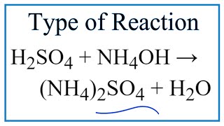 Type of Reaction for BaCl2  H2SO4  BaSO4  HCl [upl. by Nannah]