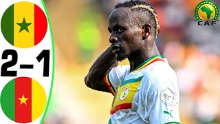 Senegal vs Cameroon 21  All Goals and Highlights  2024 🔥 MANE [upl. by Rem]