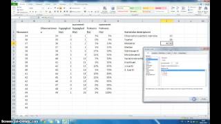 Statistik frekvens og deskriptorer i excel [upl. by Pas]