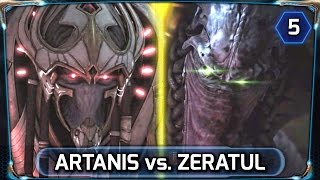 Starcraft 2 ► Legacy of the Void InGame Cinematic HD  Zeratul vs Artanis Fight LOTV [upl. by Lehrer764]