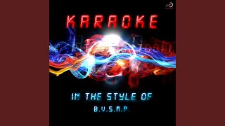 I Need You In the Style of BVSMP Karaoke Version [upl. by Enybor]