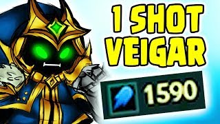 ONE SHOT VEIGAR 1590AP Veigar  Noway4u Twitch Highlights DeutschGerman LoL [upl. by Annavaig207]