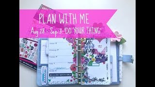 PLAN WITH ME  Personal Size  Medium Kikkik Planner  DO YOUR THING [upl. by Alida]