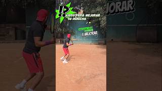 quotCómo mejorar tu derecha en tenis practicando contra la pared Ejercicio esencialquottenis [upl. by Anett351]