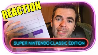 SNES Classic Edition REACTION [upl. by Jordon399]