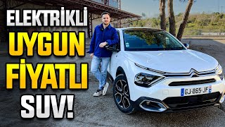 EN UYGUN FİYATLI ELEKTRİKLİ SUV Citroen eC4 X inceleme [upl. by Katzman]