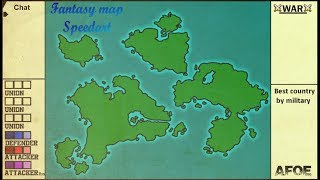 Fantasy map speedart 2019  Paintnet [upl. by Aoh]