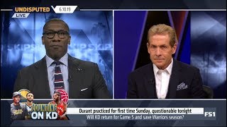 UNDISPUTED  Skip amp Shannon PREDICT Gm 5 GS at TOR Will KD return and save Warriors season [upl. by Sharia]