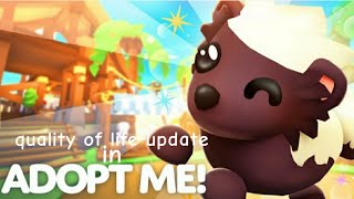 quality of life update in adopt me PlayAdoptMe NumberblocksFan107 [upl. by Ariahs]