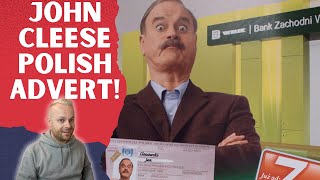 Englishman Reacts to John Cleese was in a Polish Bank Advert 😲 [upl. by Nylde487]