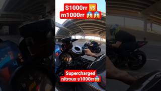 Performance Showdown BMW s1000r Vs m1000rr Race 😱😱 [upl. by Lednem]