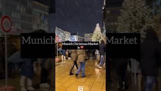 Snowy Munich Christmas Market Munich [upl. by Del261]