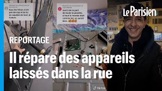 « 435€ laissés sur le trottoir »  sur TikTok il montre comment réparer des encombrants [upl. by Meihar205]