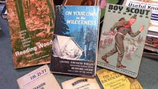 50 Books On Wilderness Survival Bushcraft Camping And Outdoors [upl. by Arised]