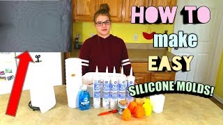 HOW TO MAKE SILICONE MOLDS FOR CANDLESeasyEverything with Eliz [upl. by Drarej]