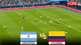 🔴LIVE  ARGENTINA vs COLOMBIA I COPA AMERICA 2024 FINAL MATCH FULL LIVE I eFOOTBALL PES 21 GAMEPLAY [upl. by Tamaru403]