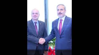 Turkish FM Fidan meets with Albanian Foreign Minister Hasani [upl. by Wellington]