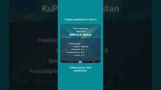 KuPS vs IF Gnistan Today Prediction Football Predictions BettingTips [upl. by Aggy]