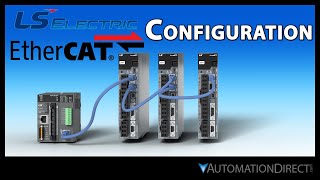 Configuring Axes and Servos for the XGB PLC and iX7 drives over EtherCAT  from AutomationDirect [upl. by Drake927]