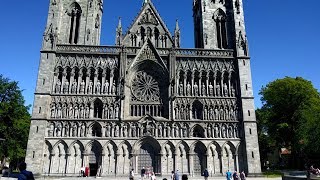 Tour inside of Nidaros Cathedral in Trondheim Norway [upl. by Nalced977]