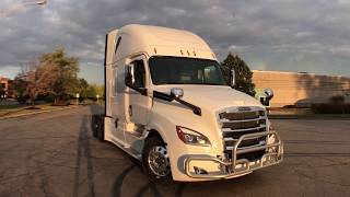 Freightliner Cascadia Evolution 2018 quick review and test drive Full HD [upl. by Zsazsa316]