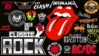 Best Classic Rock Songs 70s 80s 90s 🔥 Guns N Roses Aerosmith Bon Jovi Metallica Queen ACDC U2 [upl. by Eetsirhc380]