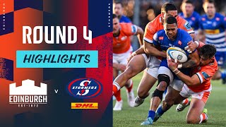 Edinburgh v DHL Stormers  Highlights  Round 4  URC 202425 [upl. by Artap]