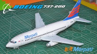 BOEING 737200 ORIGINAL MERPATI NUSANTARA AIRLINES [upl. by Ramed637]