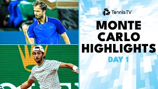 Fritz vs Musetti Coric Bublik amp More  MonteCarlo 2024 Highlights Day 1 [upl. by Eeclehc]