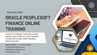 Oracle PeopleSoft Finance Training  Oracle PeopleSoft Finance Online Training Certification [upl. by Lytsirk]