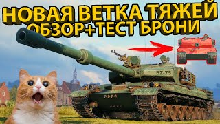 ОБЗОР НОВОЙ ВЕТКИ КИТАЙСКИХ ТЯЖЕЛЫХ ТАНКОВ BZ75 BZ68 BZ166 BZ58 ТЕСТ БРОНИ [upl. by Manda]