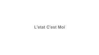 How to Pronounce quotLetat Cest Moiquot [upl. by Cantone142]