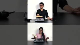 Husband vs Wife Aloo Paratha Battle [upl. by Bensen]