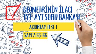 ACİL YAYINLARI GEOMETRİNİN İLACI SORU BANKASIAçıortay Test 1 [upl. by Hyacinth31]