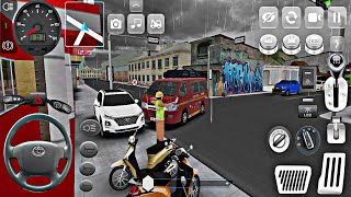 Minibus simulator Vietnam 2The police fined me for crossing the red signalAndroid gameplaymbsvn [upl. by Manheim]