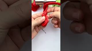 Pipa sweater knot sweater rope knotting rope braiding tutorial fancy knotting rope tying method [upl. by Wolcott]