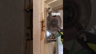 how to fix door jamb shorts youtubeshorts woodworking [upl. by Tatum]